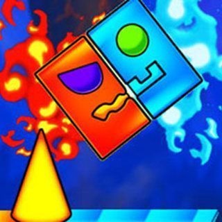 Fire and Water Geometry Dash